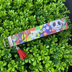 Jack Santa nightmare before Christmas wristlet